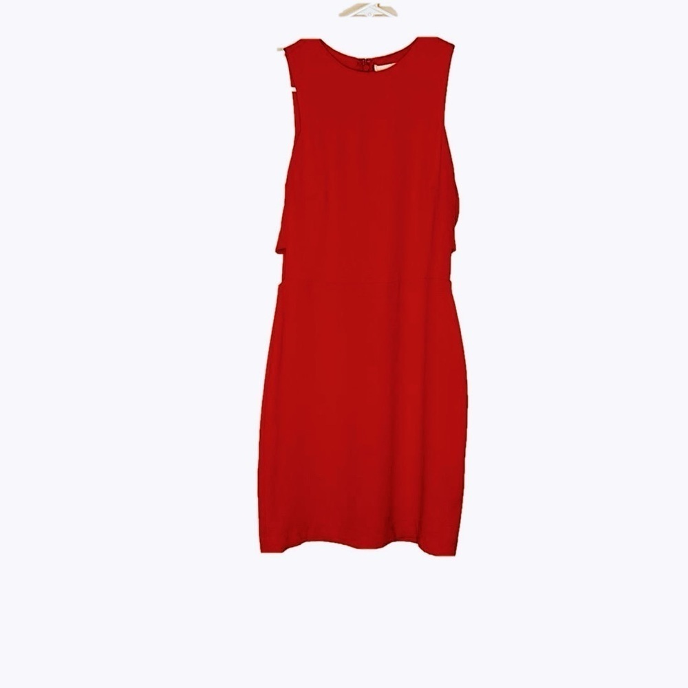 H&M Cut Out Dress, Size 6, Red
